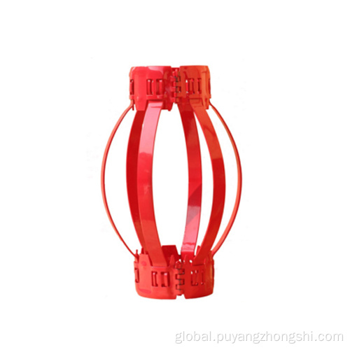 Straight Vanes Solid Centralizers Welded Bow Spring Centralizer for casing pipe Supplier